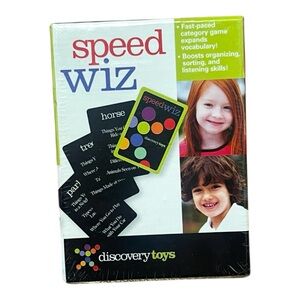 Speed Wiz Kids Trivia Card Game by Discovery Toys FACTORY SEALED NEW